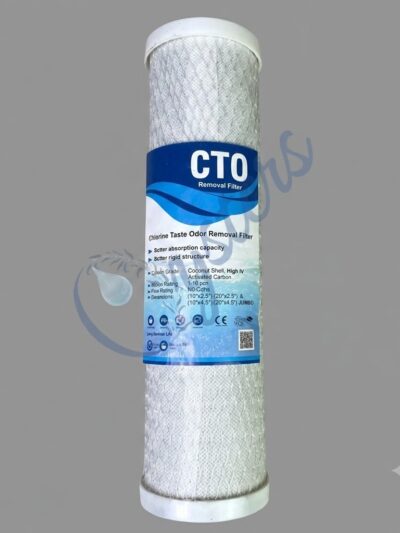 10-Inch CTO Carbon Block Filter Cartridge (5 Micron)