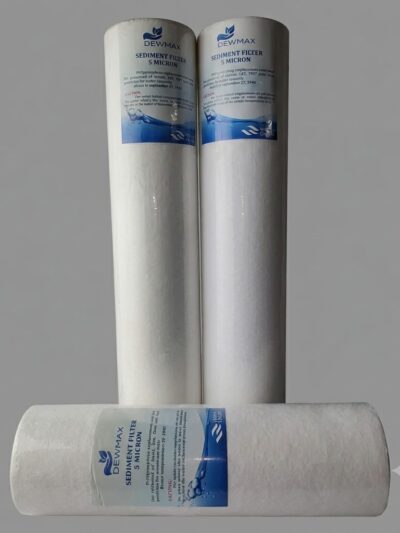 Dewmax 20-Inch Jumbo Spun Sediment Filter Cartridge (5 Micron)